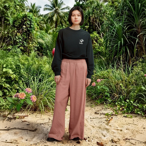 LINEN RAYON EASY PANTS 詳細画像 Beige 15