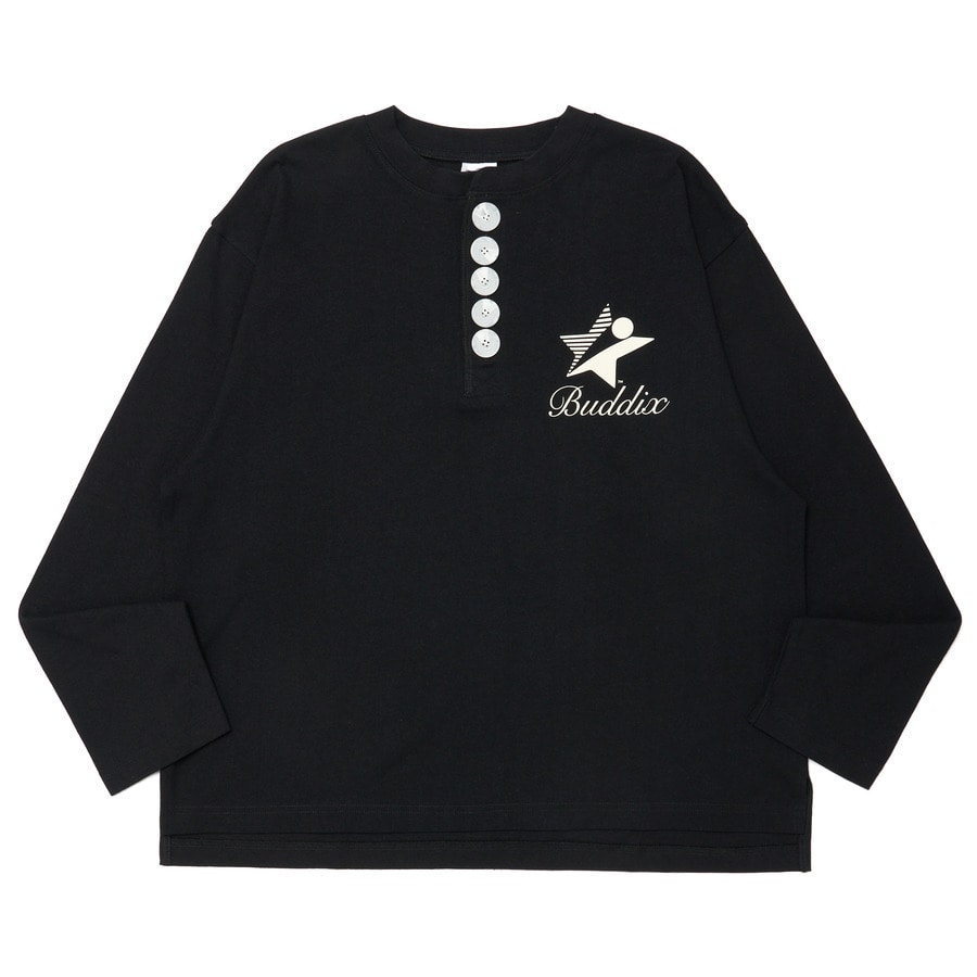 BIG BUTTON HENRY LS TEE | buddix | VERTICAL GARAGE OFFICIAL ONLINE