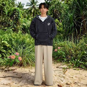 MEXICAN PILE STRIPE HOODIE 詳細画像