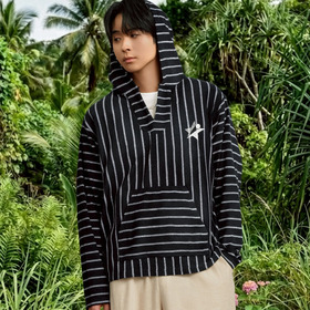 MEXICAN PILE STRIPE HOODIE 詳細画像