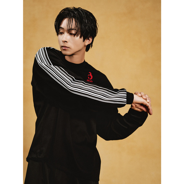 BWG 9LINE TRACK LS TEE 詳細画像 Black 10