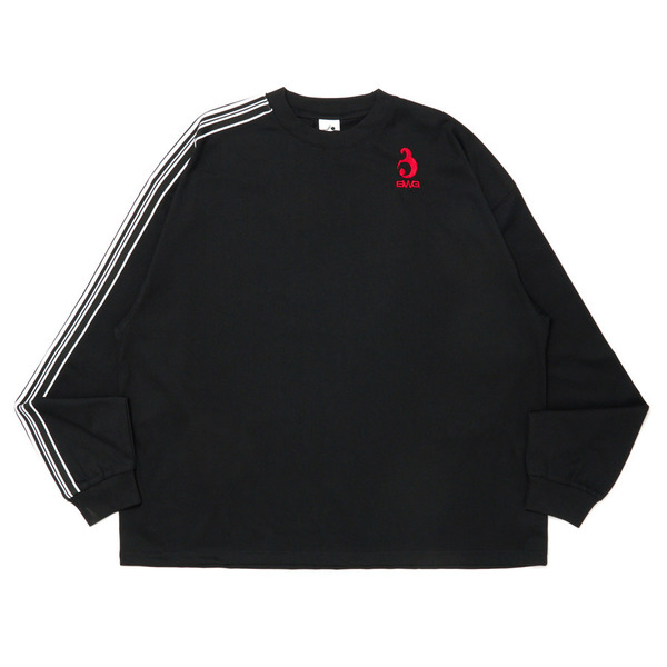 BWG 9LINE TRACK LS TEE 詳細画像 Black 1