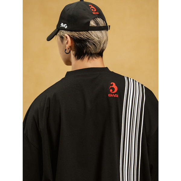 BWG 9LINE TRACK SS TEE 詳細画像 Black 9