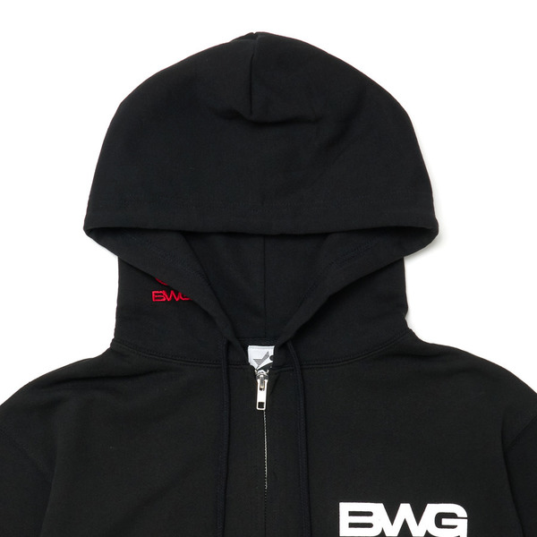 BWG LIGHT ZIP HOODIE 詳細画像 Black 2