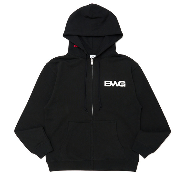 BWG LIGHT ZIP HOODIE 詳細画像 Black 1