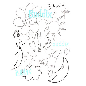 3RD ANNIV. HANDWRITTEN SS TEE 詳細画像