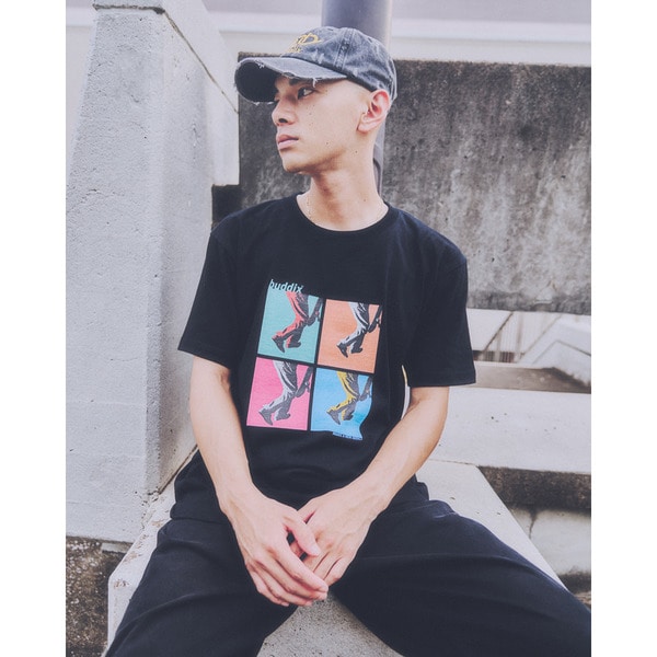 4PANEL FLIP SS TEE 詳細画像 Black 7