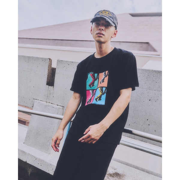 4PANEL FLIP SS TEE 詳細画像 Black 8