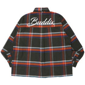BACK LOGO CHECK FLANNEL SHIRT 詳細画像