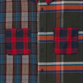 BACK LOGO CHECK FLANNEL SHIRT 詳細画像