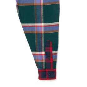 BACK LOGO CHECK FLANNEL SHIRT 詳細画像