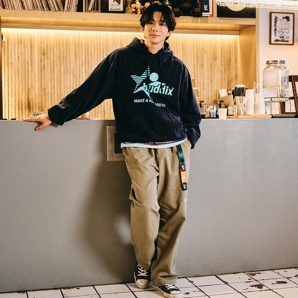 FADED STAR LOGO HOODIE | buddix | VERTICAL GARAGE OFFICIAL ONLINE