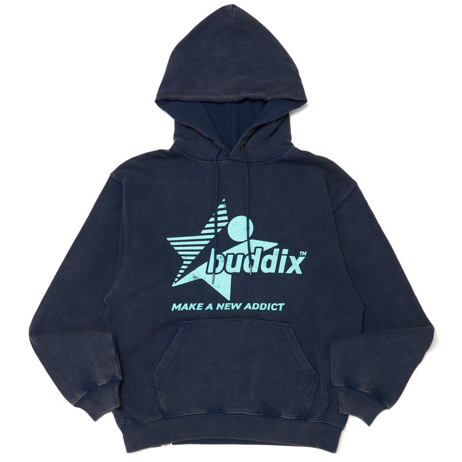FADED STAR LOGO HOODIE | buddix | VERTICAL GARAGE OFFICIAL ONLINE
