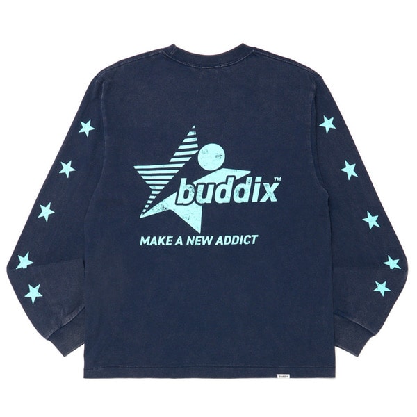 FADED STAR LOGO LS TEE 詳細画像 Navy 1