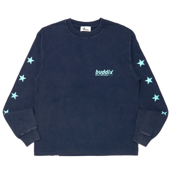 FADED STAR LOGO LS TEE 詳細画像 Navy 1