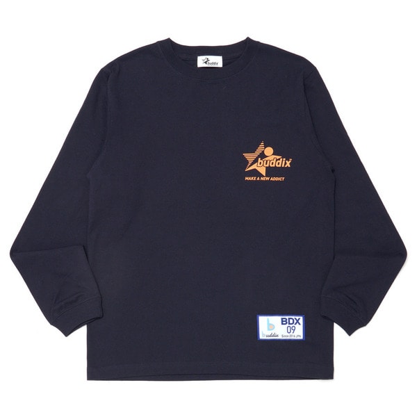 STAR LOGO LS TEE 詳細画像 Navy 1