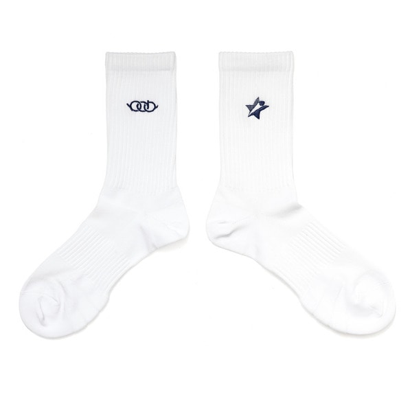2P RIB SOCKS 詳細画像 White&times;Black 2