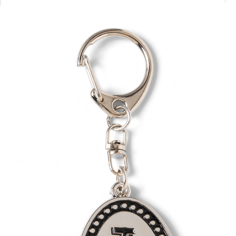 Emblem Logo Metal Key Ring 詳細画像 Silver 2