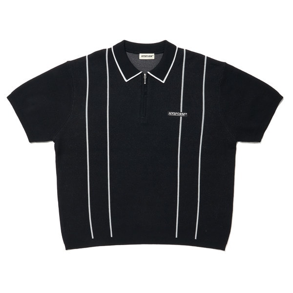 HALF ZIP KNIT POLO