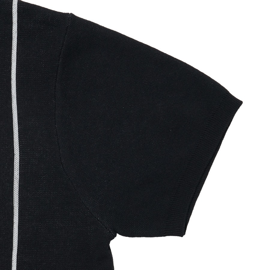 HALF ZIP KNIT POLO 詳細画像 Black 4