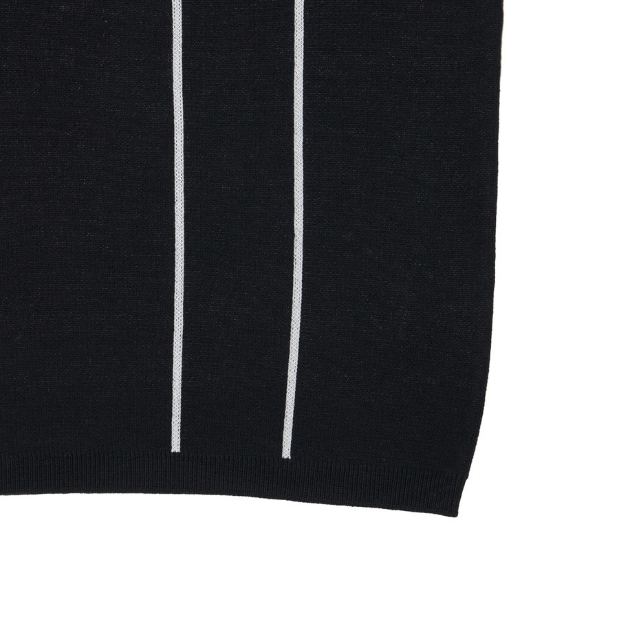 HALF ZIP KNIT POLO 詳細画像 Black 5