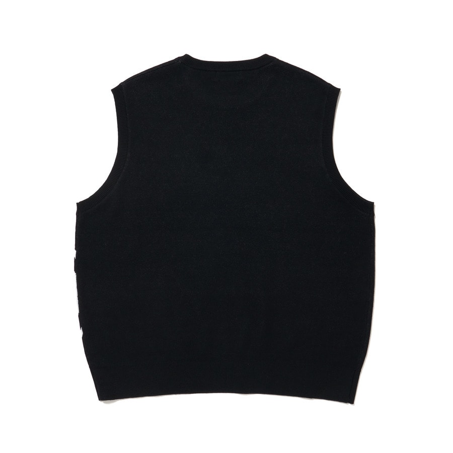 TIMEPIECE KNIT VEST 詳細画像 Black 1