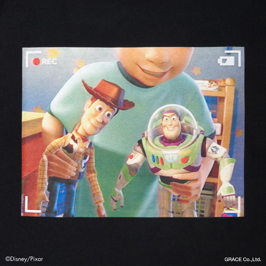  TOY STORY ONE SCENE T-SHIRT SS 詳細画像 Black 4