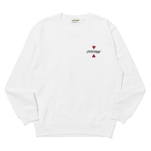 HERATS CREWNECK SWEATSHIRTS 詳細画像 White 1