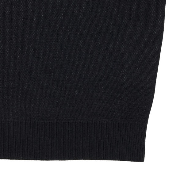 EMBLEM HALF ZIP KNIT 詳細画像 Black 5