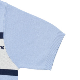 FULL ZIP LINE KNIT SS POLO 詳細画像