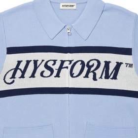 FULL ZIP LINE KNIT SS POLO 詳細画像