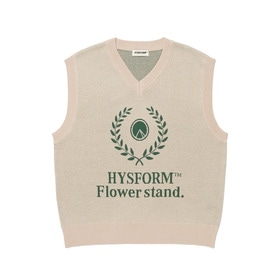 FLOWER STAND KNIT VEST
