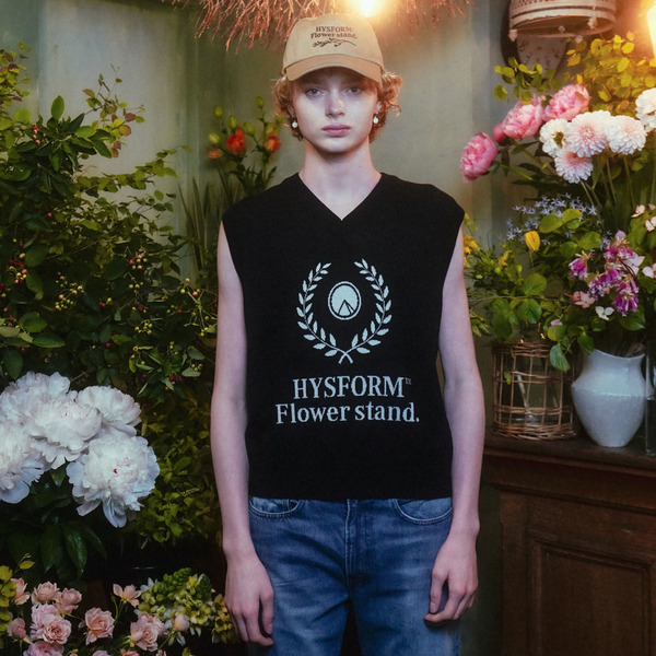 FLOWER STAND KNIT VEST 詳細画像 Black 11