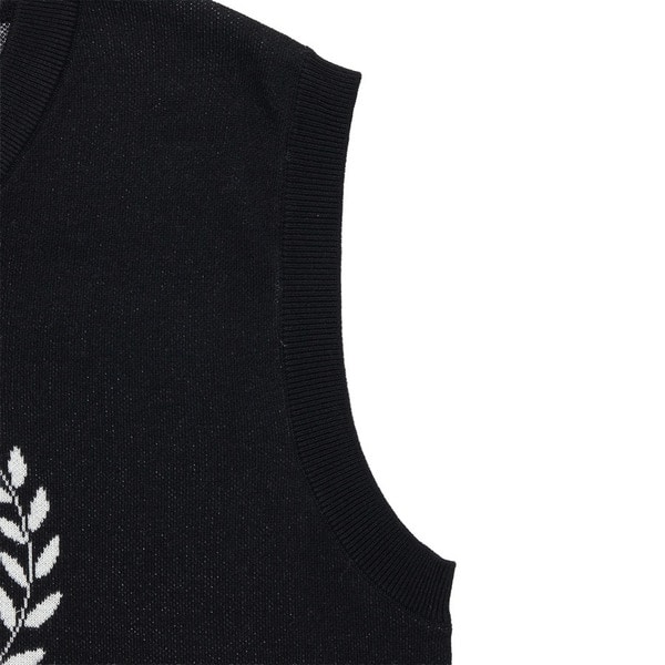 FLOWER STAND KNIT VEST 詳細画像 Black 2