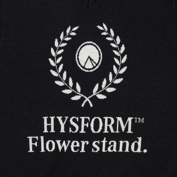 FLOWER STAND KNIT VEST 詳細画像 Black 3