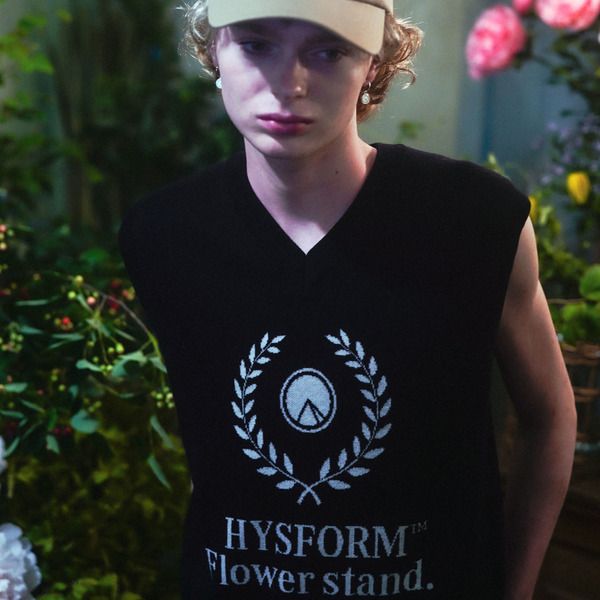 FLOWER STAND KNIT VEST 詳細画像 Black 9