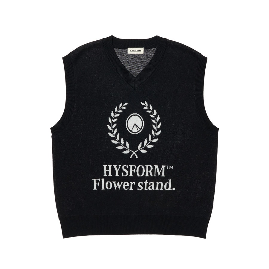 ミュージシャン HYSFORM FLOWER STAND KNIT VEST FLOWER STAND KNIT VEST | HYSFORM™ | VERTICAL GARAGE OFFICIAL