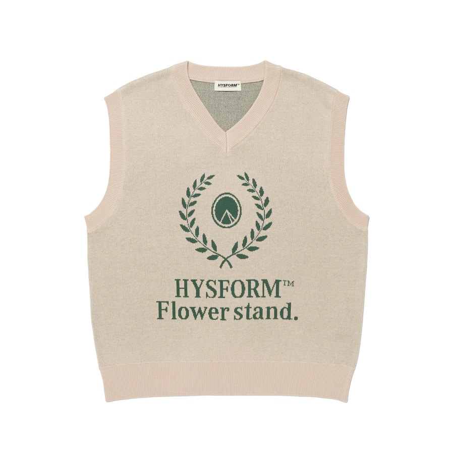 ミュージシャン HYSFORM FLOWER STAND KNIT VEST FLOWER STAND KNIT VEST | HYSFORM™ | VERTICAL GARAGE OFFICIAL
