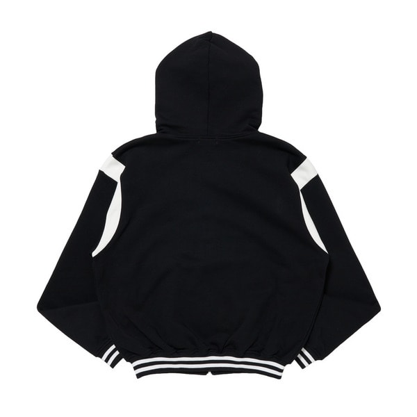 VARSITY ZIP HOODIE 詳細画像 Black 1