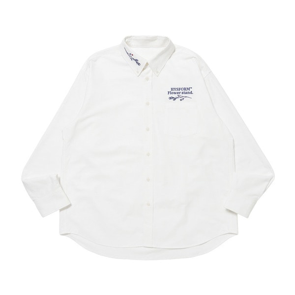 FLOWER STAND LS SHIRT 詳細画像 White 1