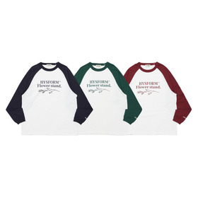 FLOWER STAND LS RAGLAN TEE 詳細画像