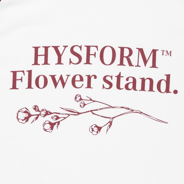FLOWER STAND LS RAGLAN TEE 詳細画像 Burgundy 7