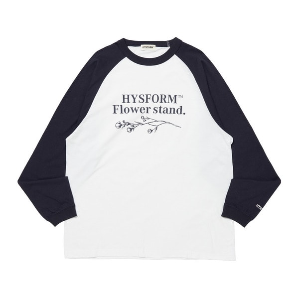 FLOWER STAND LS RAGLAN TEE 詳細画像 Navy 1