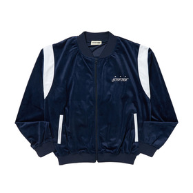 FULL ZIP VARSITY VELOUR JACKET 詳細画像