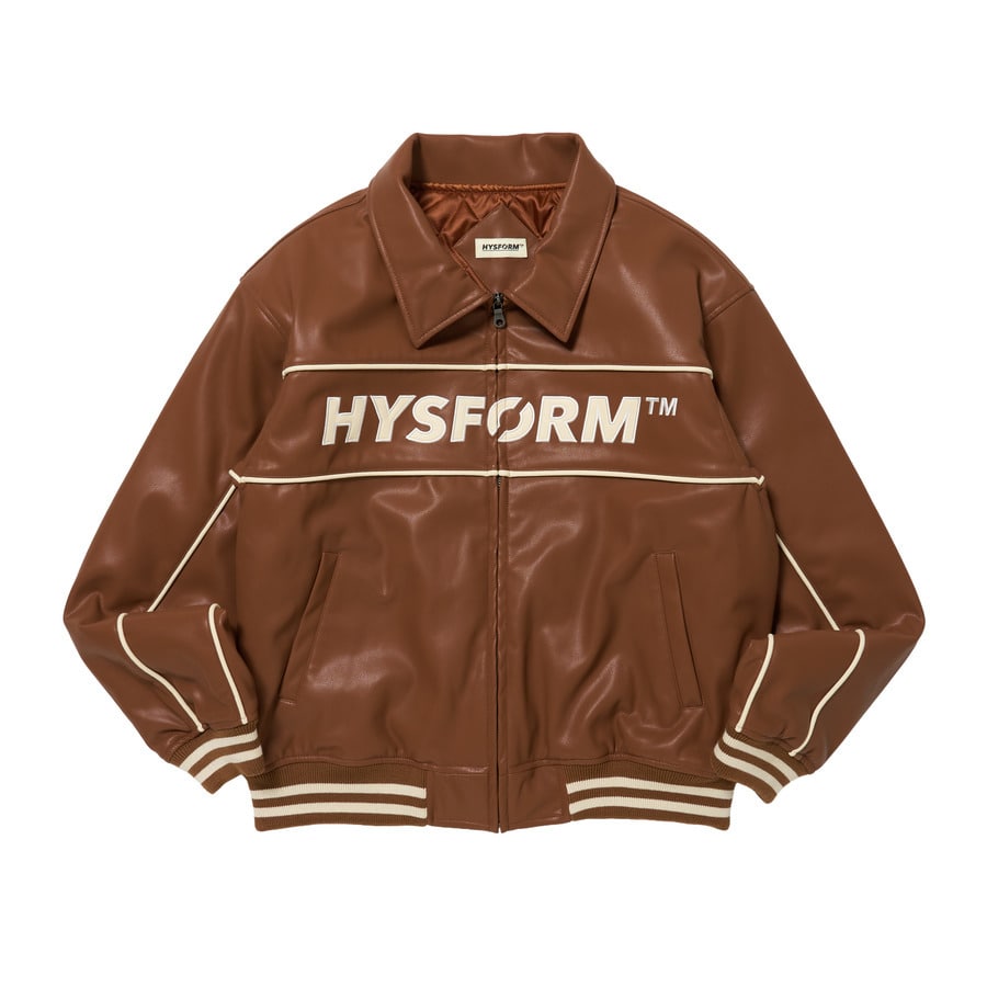 HYSFORM ジャケット FAUX LEATHER WING JACKET | HYSFORM™ | VERTICAL GARAGE OFFICIAL
