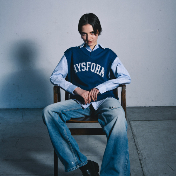 ARC KNIT VEST 詳細画像 Navy 9