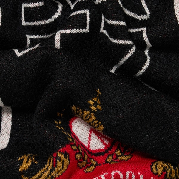 COAT OF ARMS MUFFLER 詳細画像 Black 6