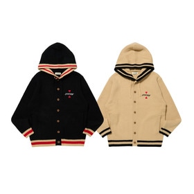 KNIT BUTTON HOODIE 詳細画像