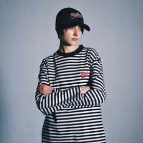 SCRIPT BORDER L/S TEE 詳細画像