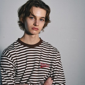 SCRIPT BORDER L/S TEE 詳細画像